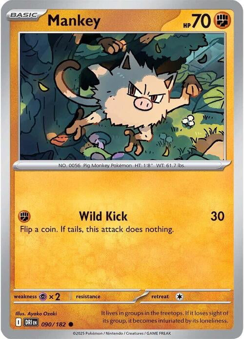 Destined Rivals Mankey #90/182